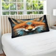 thumbnail image 5 of GZHJMY Beautiful Portrait of A Fox Plush Pillow Case,Zippered Bed Pillow Pillowcases,Super Soft and Cozy Pillowcase Covers for Sleep - Standard Size 20x26in Home Decor, 5 of 7