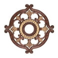 thumbnail image 4 of Livex Lighting Ceiling Medallion in Verona Bronze with Aged Gold Leaf Accents, 4 of 7