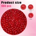 thumbnail image 2 of Ampoules Rouges en Verre de 0,236 Pouce pour Montres Joyeuses, 900 Ampoules en Verre pour Lampes, Manuels, 2 of 7