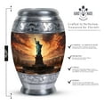 thumbnail image 2 of Statue Of Liberty Apocalyptic Setting - Urns For Human Ashes - Large Urns For Human Ashes - Cremation Memorial - Adult Urns For Human Ashes Men - Cremation Urns For Human Ashes (Size -3inch,1Pcs), 2 of 5