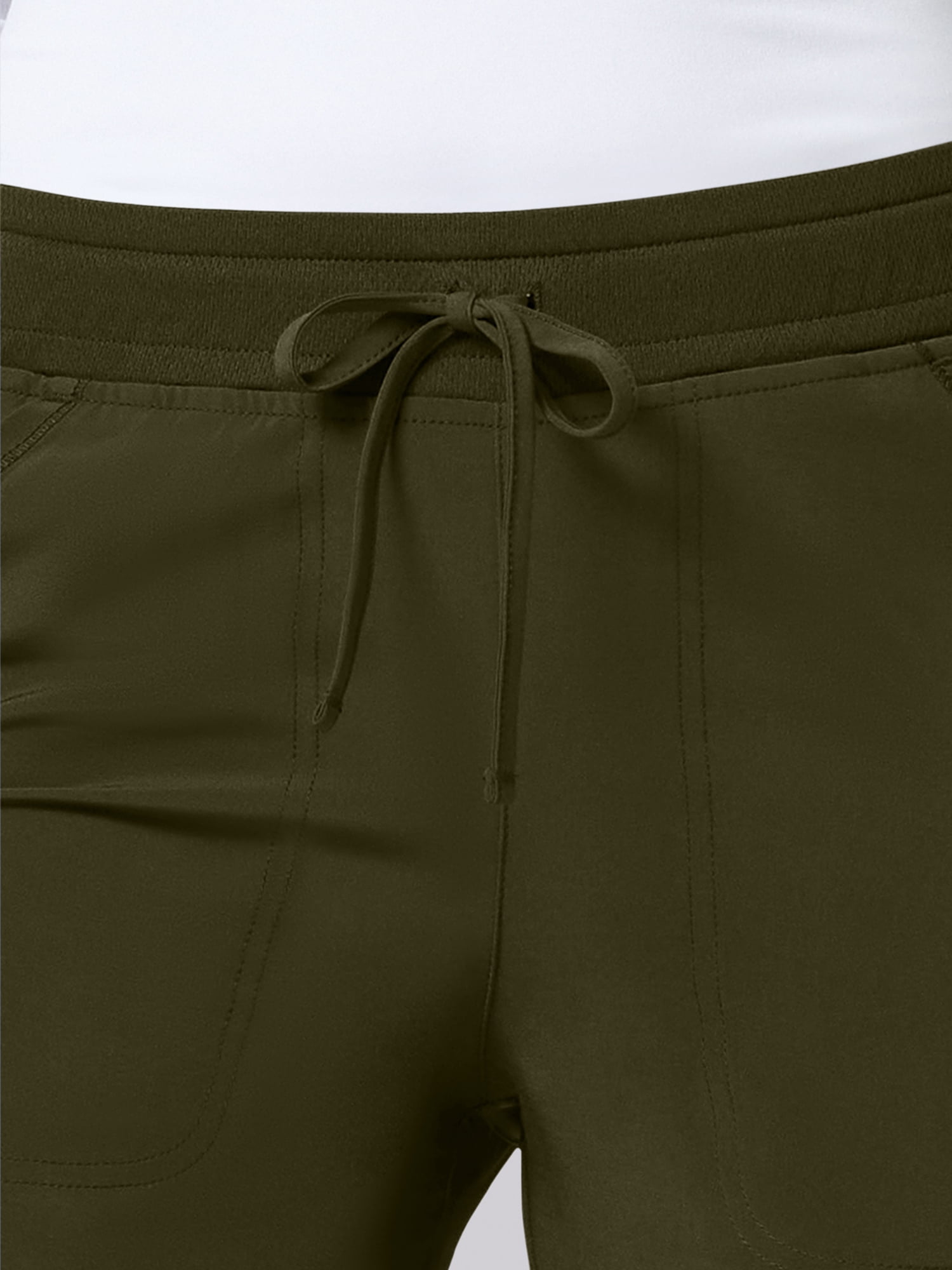 Scrubstar Performance Women’s Antimicrobial Drawstring Cargo Straight Leg Scrub Pant, Sizes XS–3XL