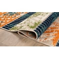 thumbnail image 5 of Distressed Geometric Indoor/Outdoor Multi 2'x7' Runner Rug, 5 of 7