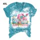 thumbnail image 4 of Sonducket Camiseta de fibra de gran tamaño para mujer, Top de punto de algodón de primera calidad, camisa de manga corta para mujer Prendas para la parte del cuerpo azul 4XL, 4 of 6