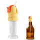 thumbnail image 4 of Tapón adaptador para botella de agua con pajita | Adaptador de silicona a prueba de fugas para botellas de plástico | Adaptador de hidratación portátil para viajes, gimnasio, trabajo y uso diario, 4 of 6