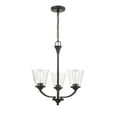 thumbnail image 3 of 9113-SN Millennium Lighting Josleen - 3 Light Chandelier-21 Inches Tall and 18 Inches Wide-Satin Nickel Finish    -Traditional Installation, 3 of 6