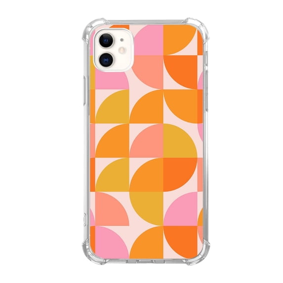 70_s Rainbows Flowers Phone Case Compatible with iPhone 12,Unique Art Design TPU Bumper Cover Case