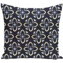 Simply Daisy 16" x 16" Trumpet Flower Geometric Print Pillow