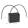 thumbnail image 3 of Capacitor de ventilador de techo CBB61 de 7uF 350V CA 2 cables Uxcell 1 paquete, 3 of 6