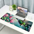 thumbnail image 6 of Desk Pad, Hummingbird Floral Gaming Mouse Pad,Computer Desk Mat Keyboard with Non Slip Base for Home Office,Extended Large Size, 6 of 6
