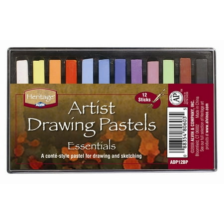 Alvin and Co. Basic Drawing Pastels (Set of 12)