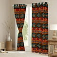 thumbnail image 3 of Castle Fairy Hippie Aztec Black Out Curtains for Teens Boys Girls,Abstract Geometric Curtains Pack of 2 (42x63 Each),Bohemian Exotic Style Bedroom Curtains,Luxury Bedroom Decor, 3 of 6
