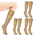 thumbnail image 4 of Generic 5 Pairs Of Women'S Silk Thigh High Socks Nylon Socks For Women Party Tights Accessories Men And Women'S Trail Hiking Compression Socks, 4 of 4