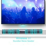 Opolski Wireless Bluetooth Soundbar Home Theater TV Laptop Surround Stereo Audio Speaker