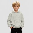 thumbnail image 5 of Girls Leopard Print Hoodie Kids Long Sleeve Fleece Sweatshirt Casual Hooded Top With Front Pocket For Daily School Outdoor Wear 2-12 Years, 5 of 7