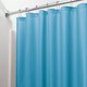 thumbnail image 2 of Abastado Cortina de Ducha de Tela Impermeable, 183,0 cm x 183,0 cm Cortina de Ducha de poliéster, Cortina Textil Lavable, Dobladillo Reforzado, Azul Celeste, 2 of 5