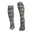 thumbnail image 2 of Bixox Moose Squirrel owls tree Print Compression Socks,Compression Socks Women & Men Circulation for Medical,Running,Athletic, 2 of 7
