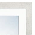 thumbnail image 5 of Americanflat 28x40 Poster Frame with Polished Plexiglass with 24x36 Mat Display Photo Hudson Wide - White, 5 of 8