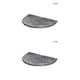 thumbnail image 2 of Yuarrent Alfombra de ducha de alta calidad, alfombrilla absorbente para baño, antideslizante, plegable, para dormitorio, cocina, baño, Gris 40*60 2piezas, 2 of 6
