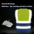 thumbnail image 4 of Chaleco reflectante de alta visibilidad Ropa de trabajo de seguridad Chaleco de seguridad con yeacher Ropa de trabajo de seguridad, 4 of 5
