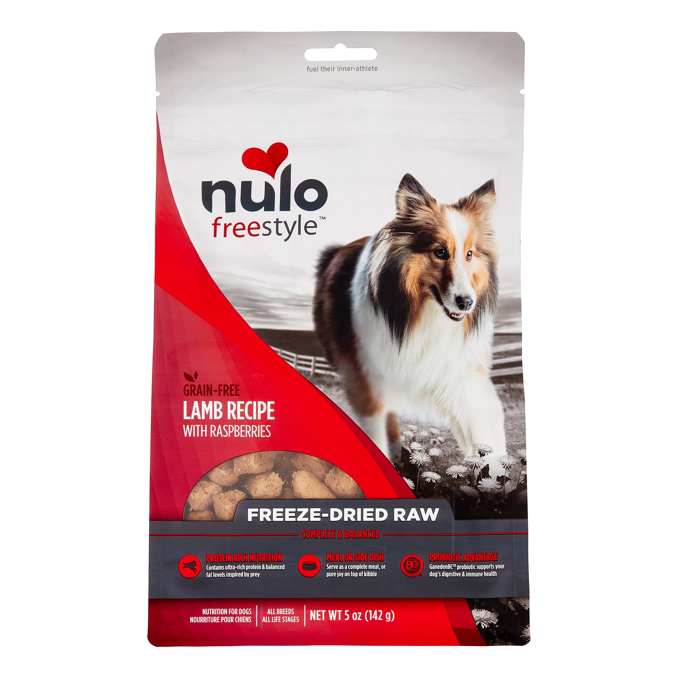Nulo FreeStyle GrainFree Lamb FreezeDried Dog Food, 5 Oz