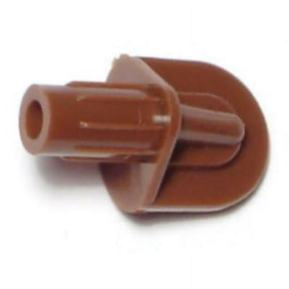 1/4" x 1/2" Brown Plastic Fluted Shelf Pins SHSPT-047