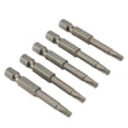 thumbnail image 2 of 5Pcs T20 50Mm Screwdriver Bit Magnetic Torx Screwdriver 1/4 Inch Hex Shank Head Screw Driver Screwdriver Bits Hand Tools, 2 of 8