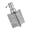 Transparent Gray Square, variant on LAIQIEN Crystal Kitchen Refillable Dish Soap Dispenser Liquid Hand Soap Container with Rust Proof Stainless Steel Pump for Showe