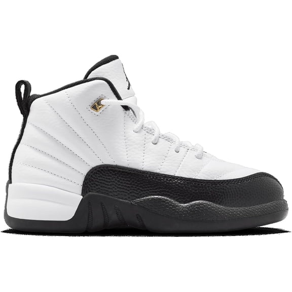 Little Kid's Jordan 12 Retro "Taxi" White/Black-Taxi (151186 117) - 13.5