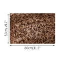 thumbnail image 3 of AuroraX Non-Slip Backing Living Room Area Rug Soft Small Coffee Bathroom Rug Contemporary 19x31 Inch, 3 of 7