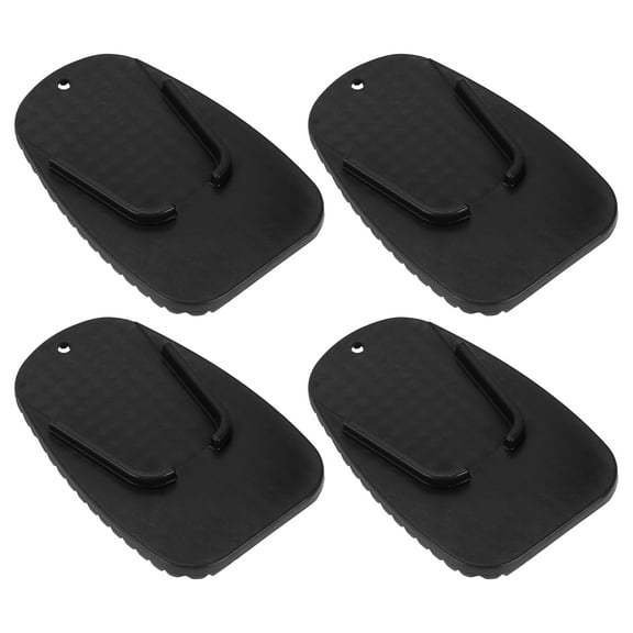 4pcs Motorcycle Motorbike Kickstand Pad Parking Stand Support Plate Pad Side Stand Extension Pad