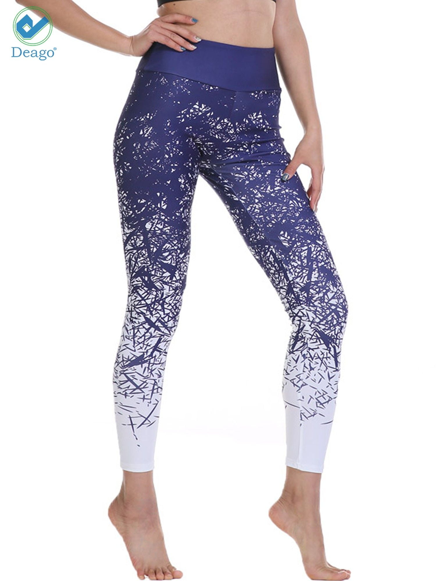 Deago Deago Women�s Sport Legging Yoga Capri Workout Deago Deago Women�s Sport Legging Yoga Capri Workout
