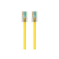 Belkin - Patch cable - RJ-45 (M) to RJ-45 (M) - 2.13 m - UTP - CAT 5e - yellow - for Omniview SMB 1x16, SMB 1x8; OmniView IP 5000HQ; OmniView SMB CAT5 KVM Switch