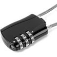 thumbnail image 2 of Secure Your Gear with Style, Multipurpose Padlock with Cut Resistant Cable, Waterproof Stainless Steel Joint 4 Digit Combination Lock, Compact Design for Backpack Motorcycle Helmet, 2 of 5