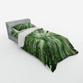 thumbnail image 2 of Ambesonne Green Bedding Set 3 Pcs, Tropic Rain Forest and Sky, Twin, Green, 2 of 2
