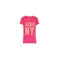 thumbnail image 1 of Camiseta Aeropostale Adornada con Texto Brillante para Mujer Rosa Grande, 1 of 1