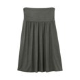 thumbnail image 3 of Simlu Skirts for Women Regular and Plus Size Skirt with Pockets Below The Knee Length Ruched Flowy Midi Skirts, 3 of 6