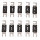 thumbnail image 2 of Paquete de 20 fusibles de ANL para automóvil, protección de circuito de instalación de sonido, 100 a, 120 a Yotijar Fusibles ANL enchapados en níquel del automóvil, 2 of 10