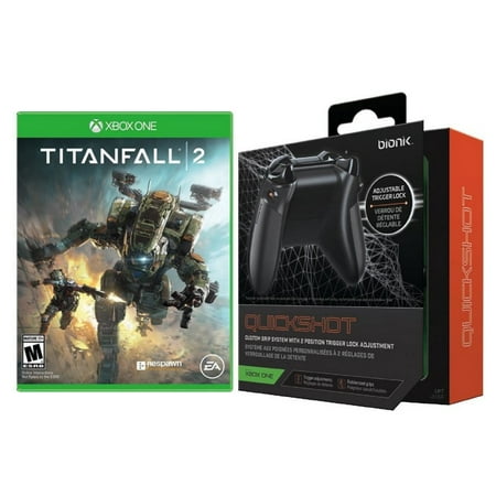 Titanfall 2 Game Bundle with Bionik Quickshot Custom Robber Grip - Xbox