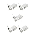 thumbnail image 2 of sweethay Dust Stopper Portable Mini Universal Type-C USB Cover Dock Puerto de carga Teléfono móvil 3.5mm Auricular Flexible Protector de plata Type2 NO2, 2 of 6