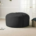 thumbnail image 2 of Jaxx 5 Foot Saxx - Big Bean Bag Chair for Adults, Black, 2 of 7