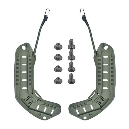 FAST ARC Helmet Mount Side Guides for Hunting Paintball Airsoft Combat Helmet Accessories OD