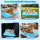 thumbnail image 3 of Tapete Refrescante para Perros para Verano, Tapete Refrescante para Mascotas de 40 x28 in con Látex Suave, Tapete Refrescante Antideslizante para Perros Medianos y Grandes, Lavable a Máquina, Grande, 3 of 8