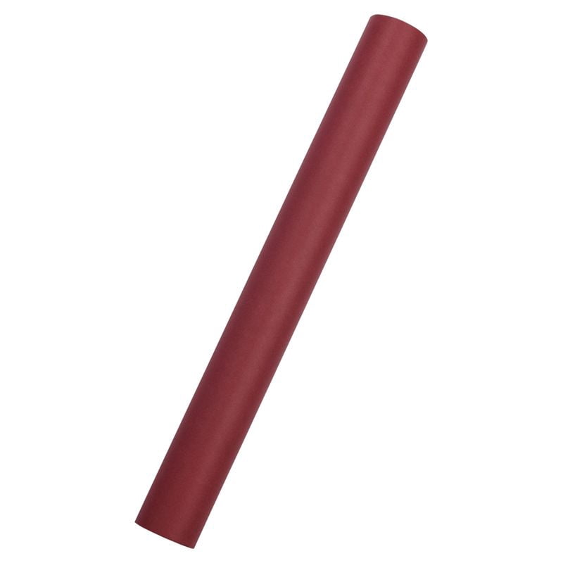 JAM Paper Matte Wrapping Paper, 26.3 Sq ft (17 in x 18 Ft), Burgundy, Roll 1 Pack