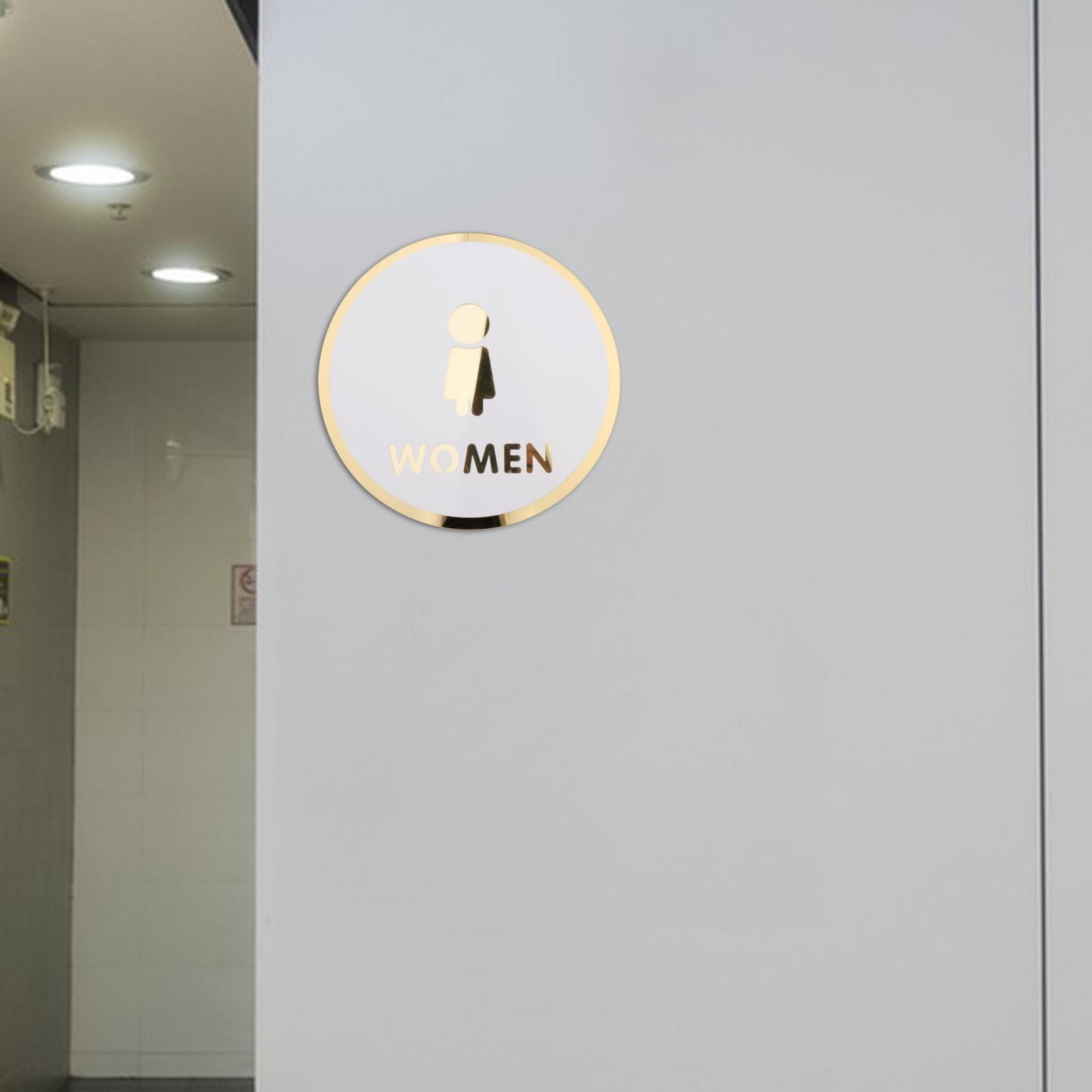 Señales De Baño De Damas Y Caballeros, Decoración De Palabras De Baño, Decoración De Restaurante