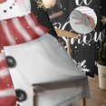 thumbnail image 5 of Black Snowman Christmas Sheer Curtains 96 Inches Long 2 Panels Set, Window Sheer Curtains for Living Room/Bedroom, Xmas Snowflake Birds Light Filtering Rod Pocket Curtain 52'' x 96'' x 2, 5 of 7