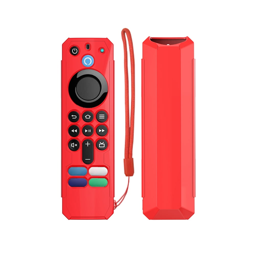 Fire TV Stick 4K Essentials Bundle with Remote Cover (Red) and USB Power  Cable