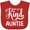 Red, variant on Inktastic Gift for Aunts | One of a Kind Auntie (white) Girls Baby Bib