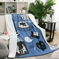 thumbnail image 6 of The Office Blanket Micro Flannel Blanket Super Soft Plush Fuzzy Throw Blanket for Bed/Livingroom/Travel/Outdoor/Office 60x80 Inch, 6 of 6