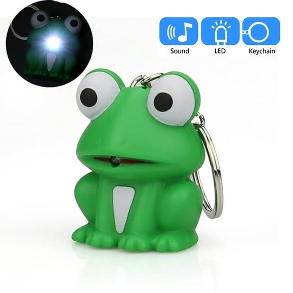 Adorable Keychain Light Sound Fob Kids Toy Accessory Charm