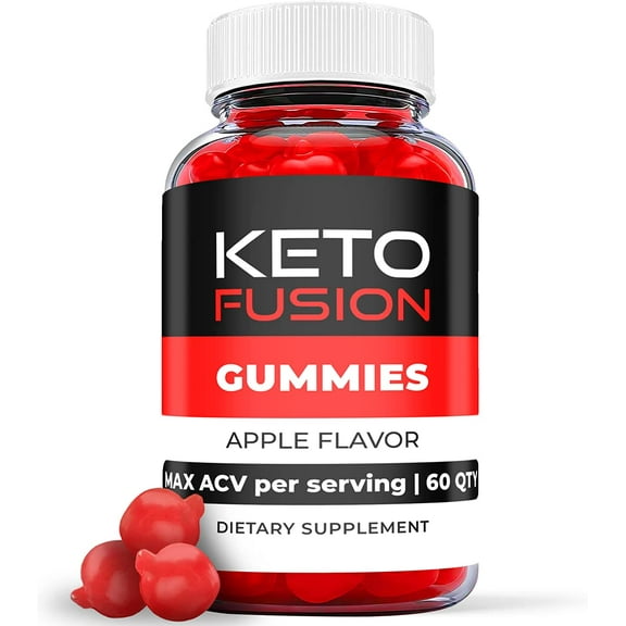 (1 Pack) Keto Fusion Keto ACV Gummies - Supplement for Weight Loss - Energy & Focus Boosting Dietary Supplements for Weight Management & Metabolism - Fat Burn - 60 Gummies